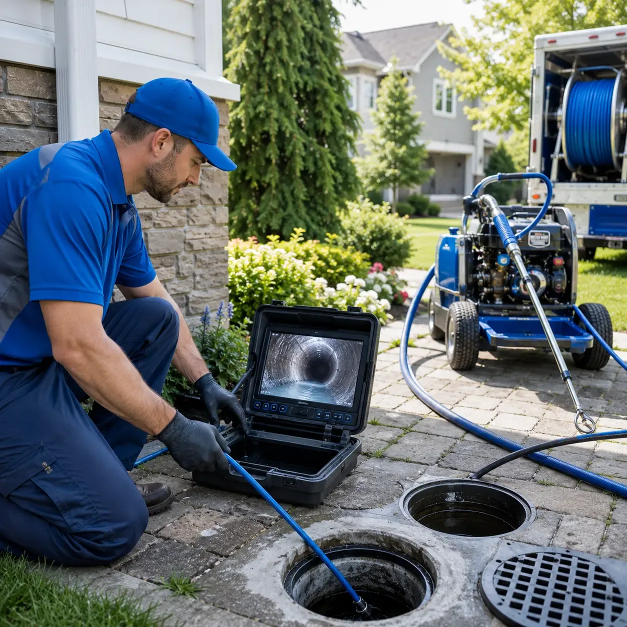 Outdoor drain cleaning professionals serving Saint Nazianz, WI